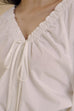 Delicate lace white shirt