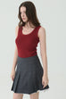 Ash academy mini skirt in grey