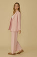 Élune classic wide leg pants in pink
