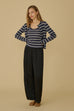 Vintage market silky pants in black