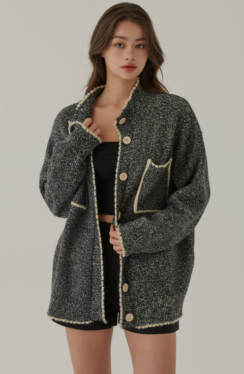 Snowfall kint cardigan