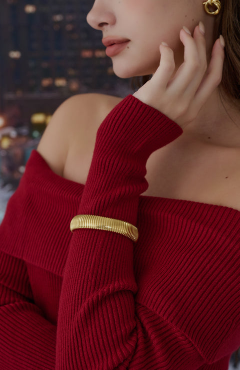 Evening Line Bracelet Golden/Silver