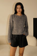 Sparkle the night Crystal beaded sweater