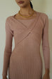 Pink skies knit dress