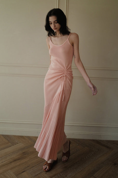Take me home elastic dress in pink