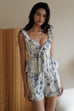 Best day ever top & short in set (floral/yellow)