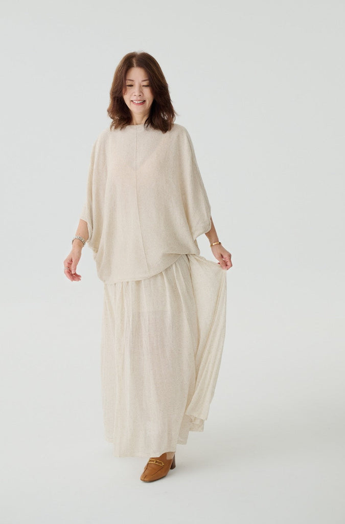 Cocoon shape cooling knit set