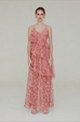 Versailles embroidery maxi dress