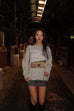 Cheval Gris knitted painting crew neck sweater