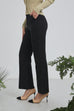 Stealing time high waisted pants in black